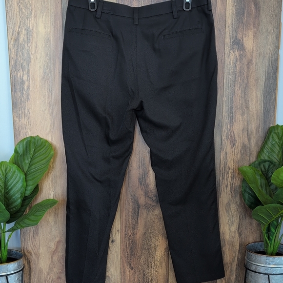 Haggar Classic Charcoal Gray Straight Fit Dress Pants 38 x 30     P175 - Picture 5 of 9